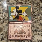 Disney Mickey Mouse Travel Suitcase Hinged Pin Single Collectible — photo 2