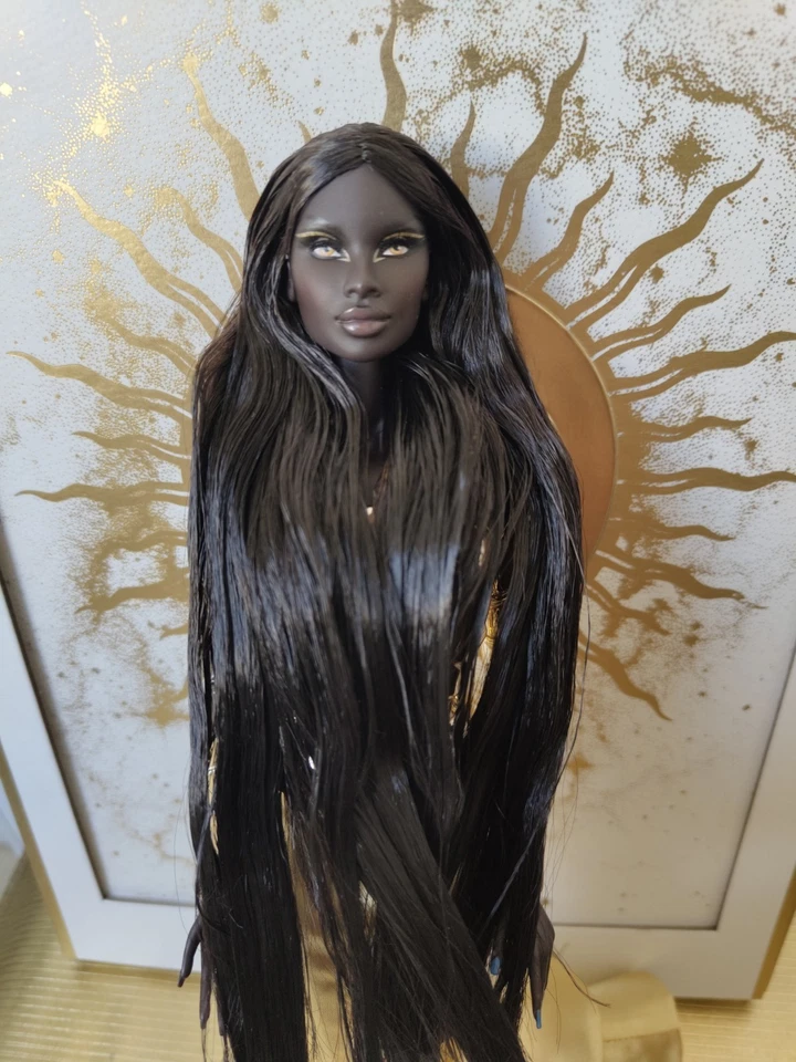 HEAD ONLY Nyasha She Who Awakens Fashion Royalty Poppy Parker East 59th Meteor - Imagen 1 de 4