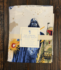 Star Wars - The Empire Strikes Back Full Sheet Set - Pottery Barn Kids- New