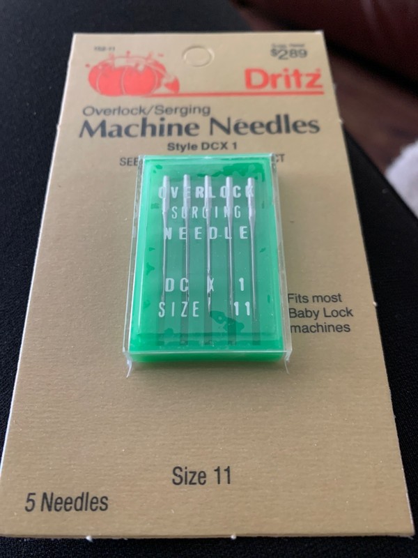 Dritz overlock /serging machine needles size 11