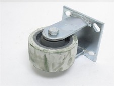 230509 Old-Stock; Hamilton R-524-DB Rigid Caster; Top Plate Mount; 4"OD x 2"W
