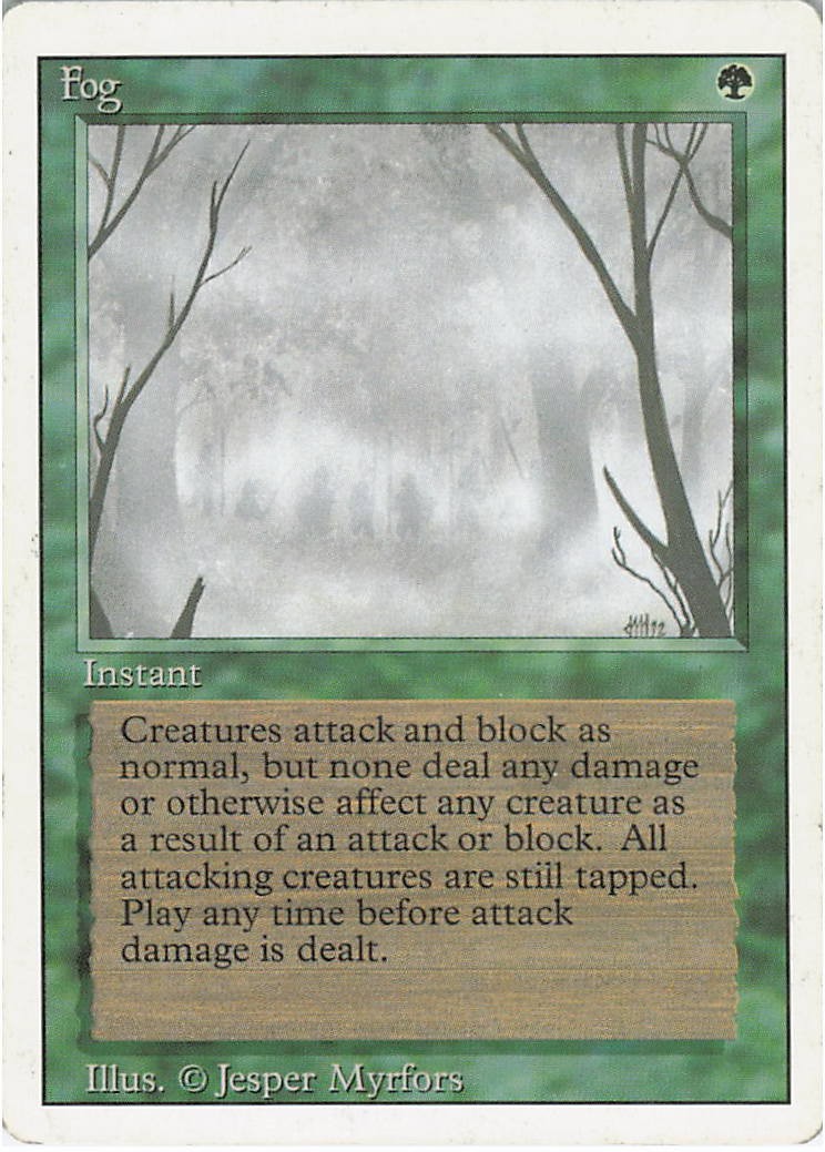Fog Common Revised Edition Magic: The Gathering LP