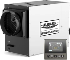 ALORAIR Sentinel WHD120 104 Pt/Day Whole House Dehumidifier 2300 Sq. Ft w/Remote