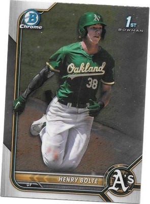 2022 Bowman Draft Chrome Henry Bolte #BDC-121 (RC)