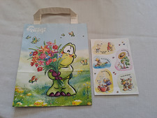 sac papier Tiplitaps  dim  12 cm sur 18 cm + 5 autocollants diddl - collection