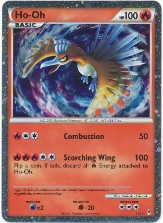 Ho-Oh - SL5 - Pokemon Call of Legends Holo Card HP