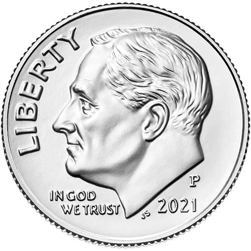 2021 (P) Roosevelt Dime - Uncirculated - Free Shipping