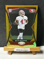 2024 Panini Certified Malik Mustapha Gold Mirror #/15 49ers Rookie - Rare Card