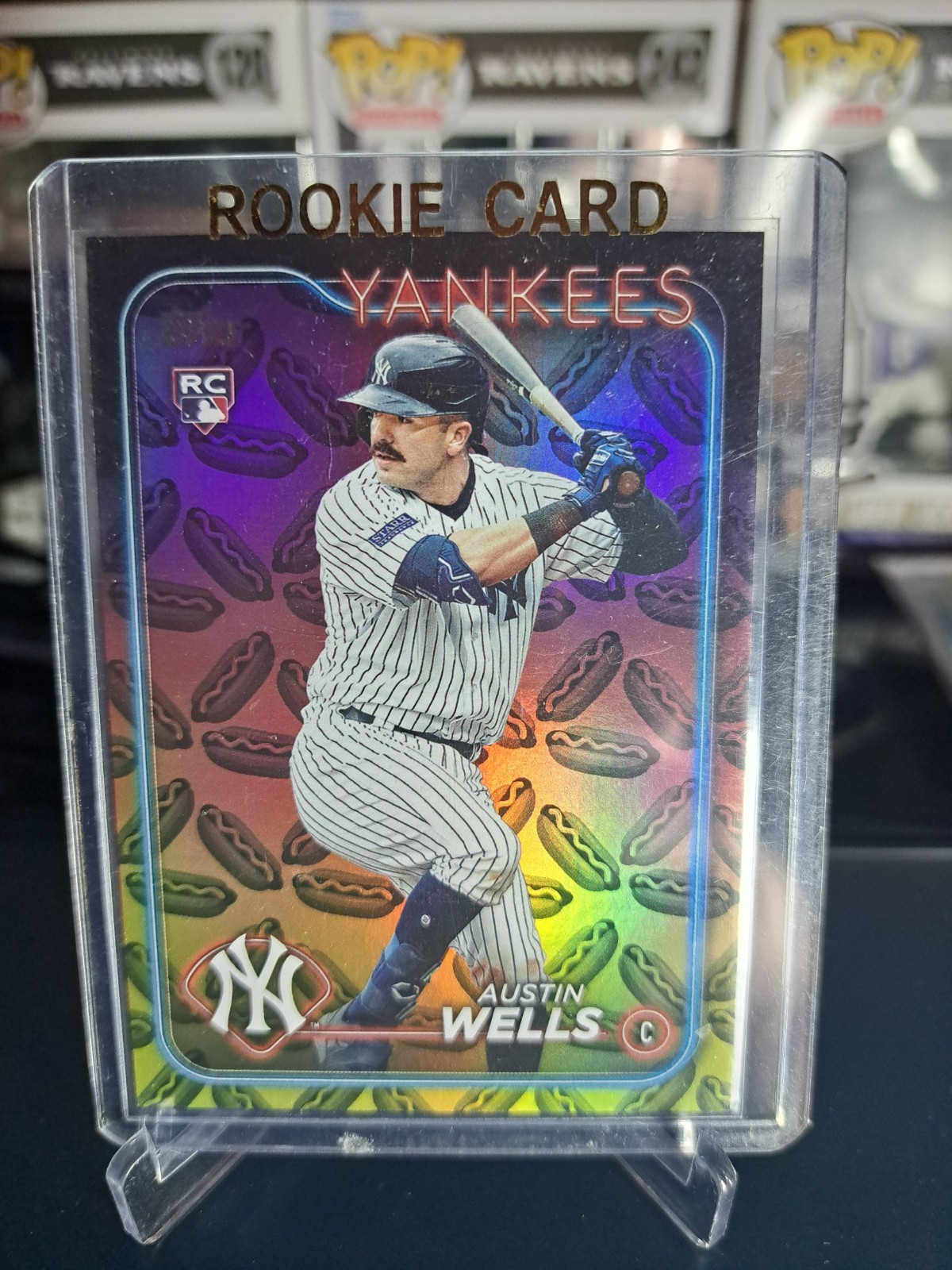 2024 Topps Austin Wells Hotdog Holo RC #624
