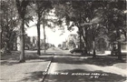 CENTRAL AVE highland park il c1940 postcard illinois real photo rppc street