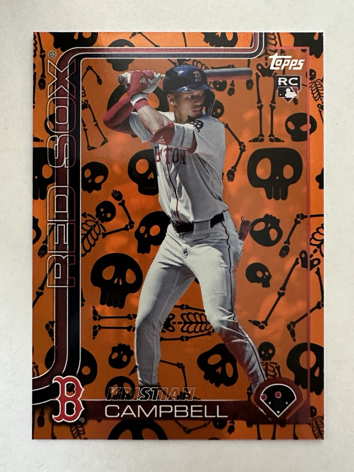 2025 Topps Update Holiday Mummy Kristian Campbell # /50 (#US1) Red Sox RC SP