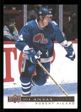 2020-21 SP Signature Edition Legends UD Canvas Robert Picard Quebec Nordiques