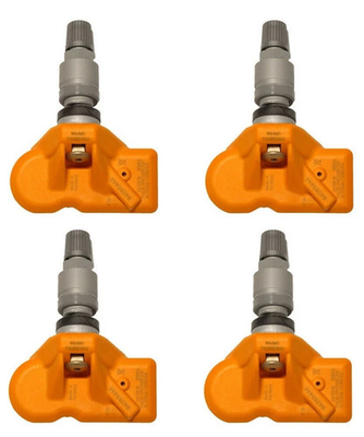 #ad #ad Titan German TPMS Tire Pressure Sensors Silver Stems Set For Tesla Model X S 3 $164.91