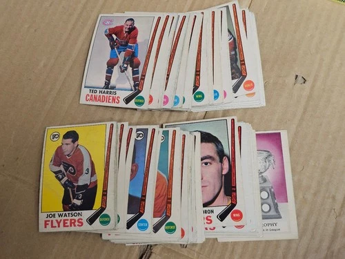 1969-70 O-Pee-Chee Lot of 70+ Cards Sold AS IS NHL Vintage Hockey Cards