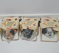 Vtg 1986 Pound Puppies Lot Of 3 Hardees Tonka Promo Toy Sealed In Box