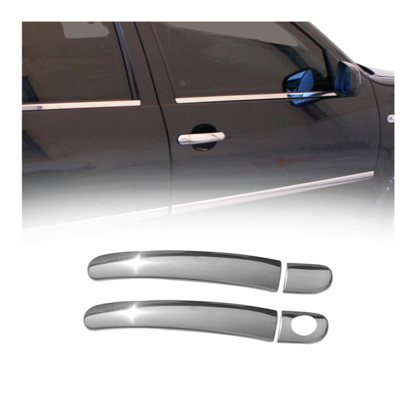 Chrom TüRgriff Blende FüR Seat Arosa 1997-2004 Edelstahl 4Tlg-image
