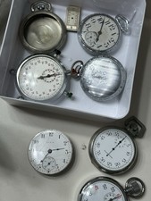 Variety Of Vintage Pocket Watches, Dials and Parts
