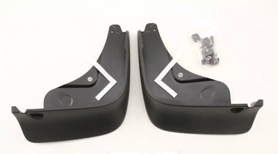 New OEM Front Mud Flaps Slash Guards Set Black 2013-2016 Mazda CX-5 0000-8H-R10 