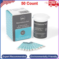 50 Ct Blood Ketone Test Strips Only For BKT Meter  Original Keto-Mojo Bluetooth