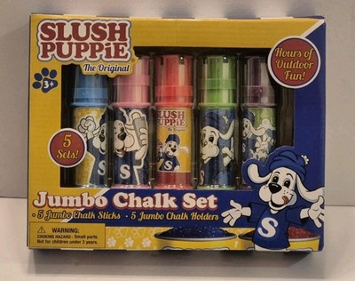 5 Pack Jumbo Chalk Set  - Rare Slush Puppy Set