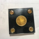 1883 V- Nickel or Liberty Head Nickel "No Cents"  5-Cents U.S. Coin Gold Plated