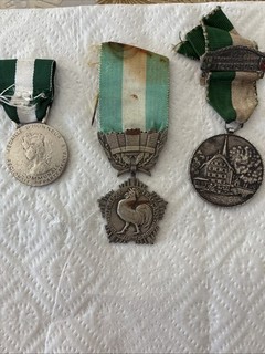 Lot Medaillle Argent