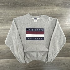 Vintage Ohio State University Sweatshirt Adult Large Buckeyes Logo 90s Y2K