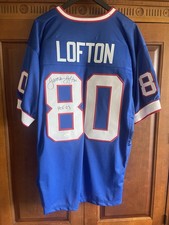 James Lofton HOF 03 Buffalo Bills Signed Jersey with JSA COA -Sz XL