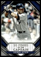 2020 Topps Update 20 Years of The Captain Blue Derek Jeter New York Yankees