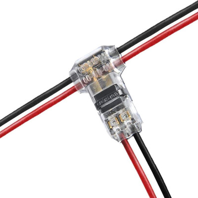24 Pack Wire Connectors, 2 Pin 3 Way Wire Connector Low Voltage Universal Compac