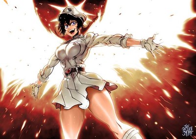 Anime bleach sennen kessen hen bambietta basterbine Stitched