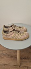  Adidas Originals Topanga Hemp/Gum Size 4. Beige Suede. Great Condition