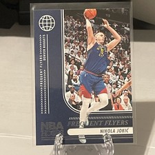 2024-25 Panini NBA Hoops Frequent Flyers #8 Nikola Jokic, Denver Nuggets