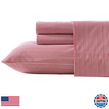 Nautica - Full Sheet Set Lightweight Breathable Cotton Percale Bedding Set