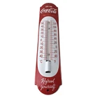 Vintage Drink Coca Cola Sign - Refresh Yourself Ad Sign on Porcelain Thermometer