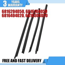 4pcs Full Set Door Belt Molding Trim Window Weatherstrip For Toyota Tacoma 05-15