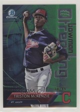 2018 Bowman #Bowman Trending Green Refractor 28/99 Triston McKenzie ##-TM 4pn