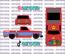 Super Mario 1/64 83 Silverado WHITE TONER Universal Waterslide Decal for Hot