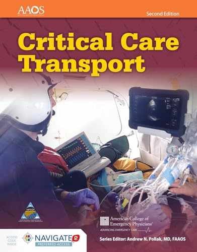 Critical Care Transport with Navigate - Paperback, by American Academy of - Good