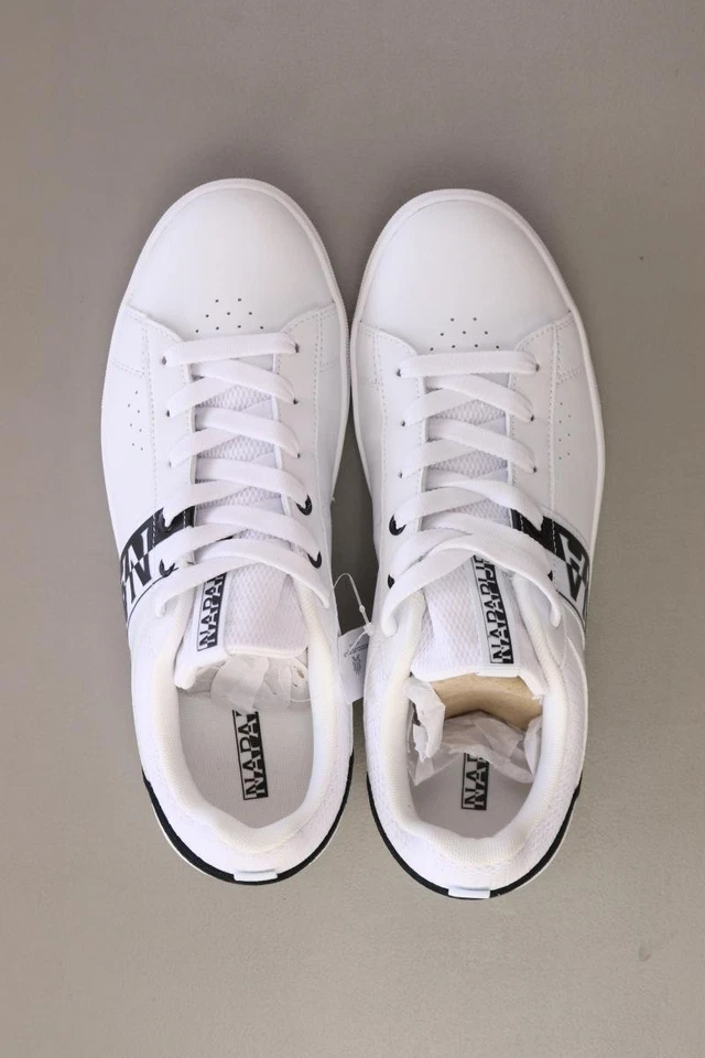 ✅ Napapijri Sneaker für Damen Gr. 39 neuwertig weiß aus Leder ✅ - Bild 3 von 4