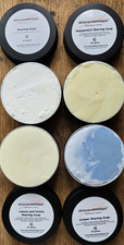 Travel shaving soap in a tin. Handmade, vegan, 100%natural for all skin types