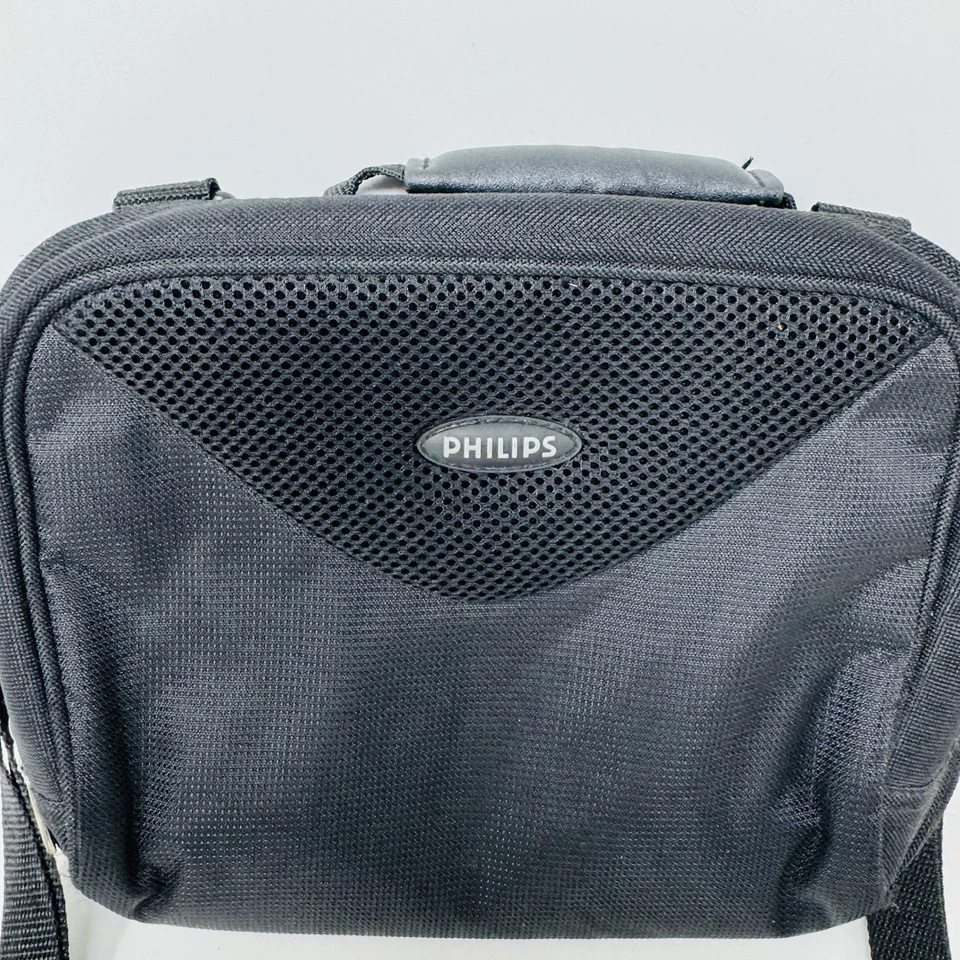 Philips портативный DVD мягкий чехол черный 2 отсека двойной молнии 11 x 8 - Изображение 2 из 4