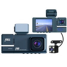 1080P Car Recorder Car 2 Inches Display Three Lenses with the Same Display7890