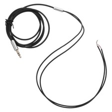 Flexible TPE DIY Headphone Repair Audio Cable, 4.9ft/1.5m Stereo Male Jack Open
