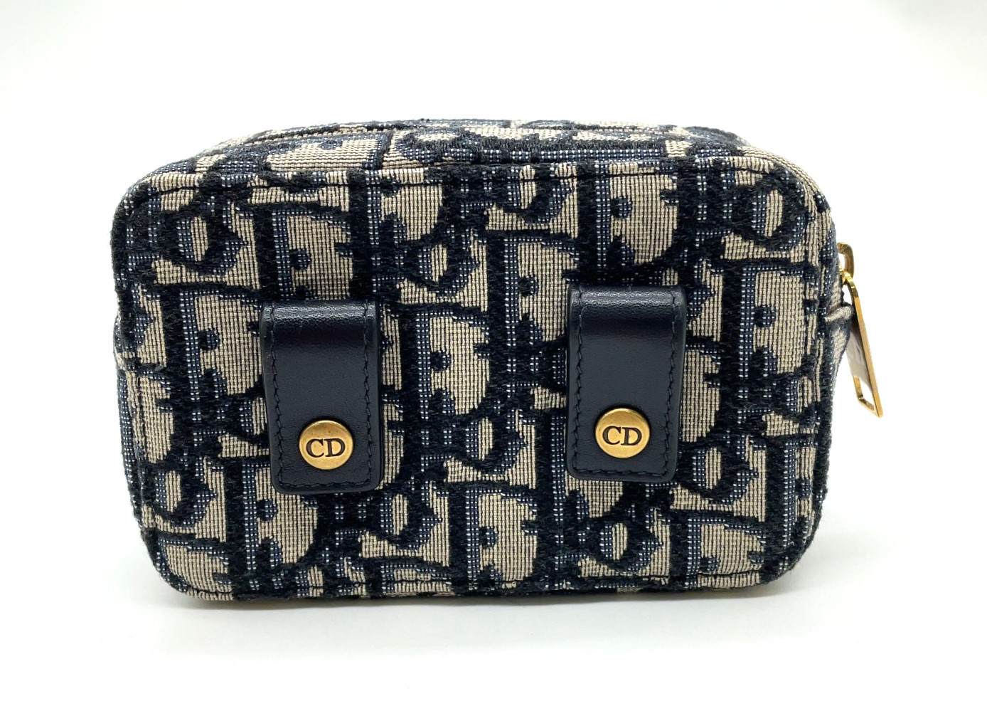 Christian Dior Trotter Jacquard Oblique Canvas Navy Waist Bag image 7