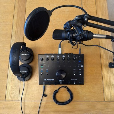 M-Audio AIR 192|14 Komplett Studio Bundle | Interface, Nova Mikrofon & Kopfhörer inkl.