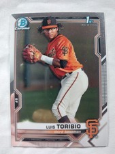 2021 Bowman Chrome Prospects 1st Luis Toribio (BCP-228)