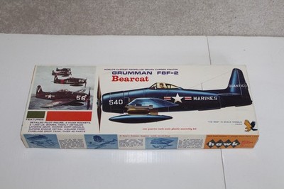 Vintage Hawk Grumman F8F-2 ''Bearcat'' 562-100 Made in USA Model Kit