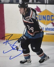 Bryan BERARD Signed 8x10 Photo! New York ISLANDERS D MAN! Rookie Of Year W/COA