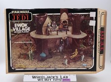Endor Ewok Village 100 Complete W Box Star Wars 1983 Kenner Vintage Playset